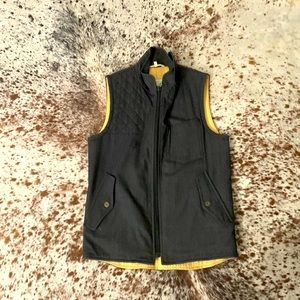 Small -Rag and Bone Quilted Hunting Vest-CHARCOAL